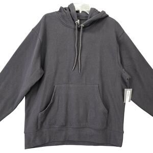 Xersion Black Sweatshirt Hoodie Long Sleeves Classic Pullover Men Size L NEW Top